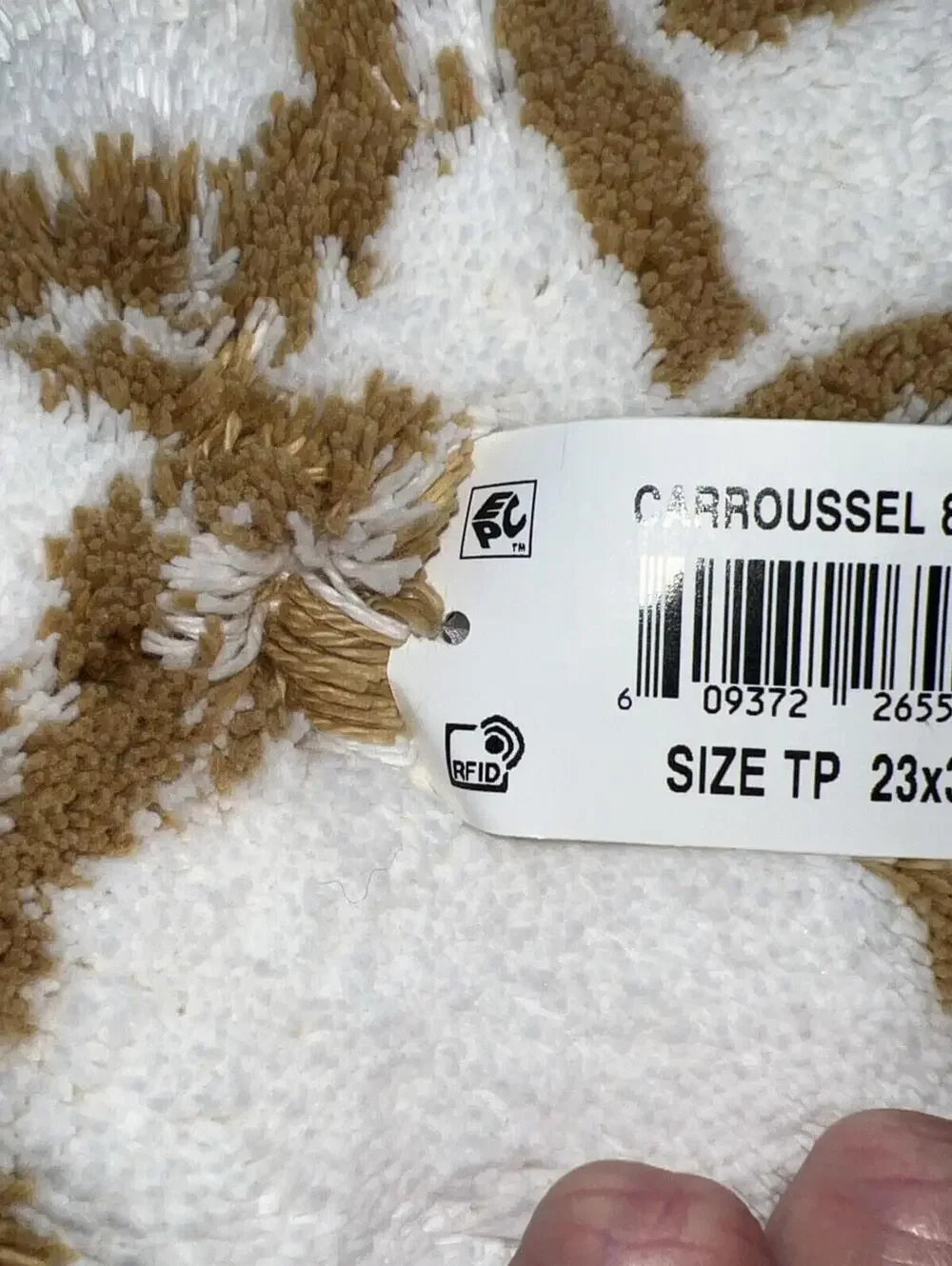 Abyss Carousel Bath Rug, NWT